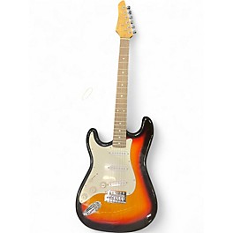 Used SX VTG STRATOCASTER 2 Tone Sunburst Electric Guitar