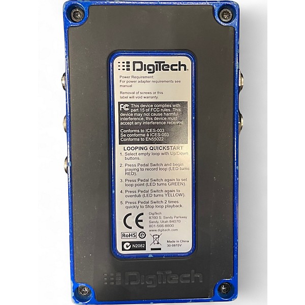 Used DigiTech JMSXT JamMan Solo XT Looper Pedal