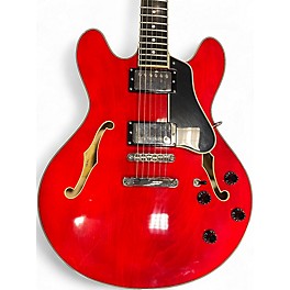 Used Eastman T386 Cherry Hollow Body Electric Guitar
