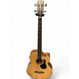 Used Alvarez AB60CE Natural Acoustic Bass Guitar