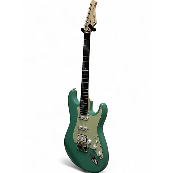 Used Auriga STRAT Mint Green Solid Body Electric Guitar