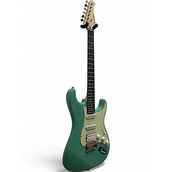 Used Auriga STRAT Mint Green Solid Body Electric Guitar