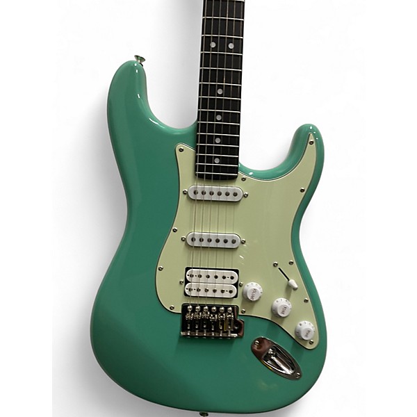 Used Auriga STRAT Mint Green Solid Body Electric Guitar
