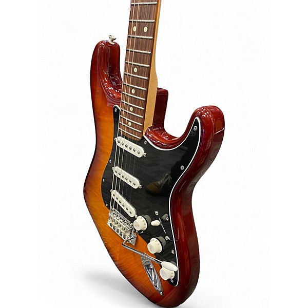 Used Fender Player Plus Stratocaster Plus Top Tobacco Burst Solid Body Electric Guitar