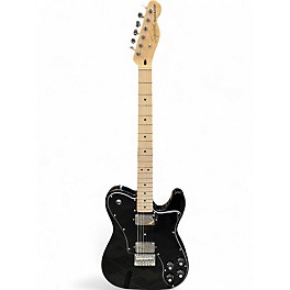 Used Squier Affinity Telecaster Deluxe Black Solid Body Electric Guitar