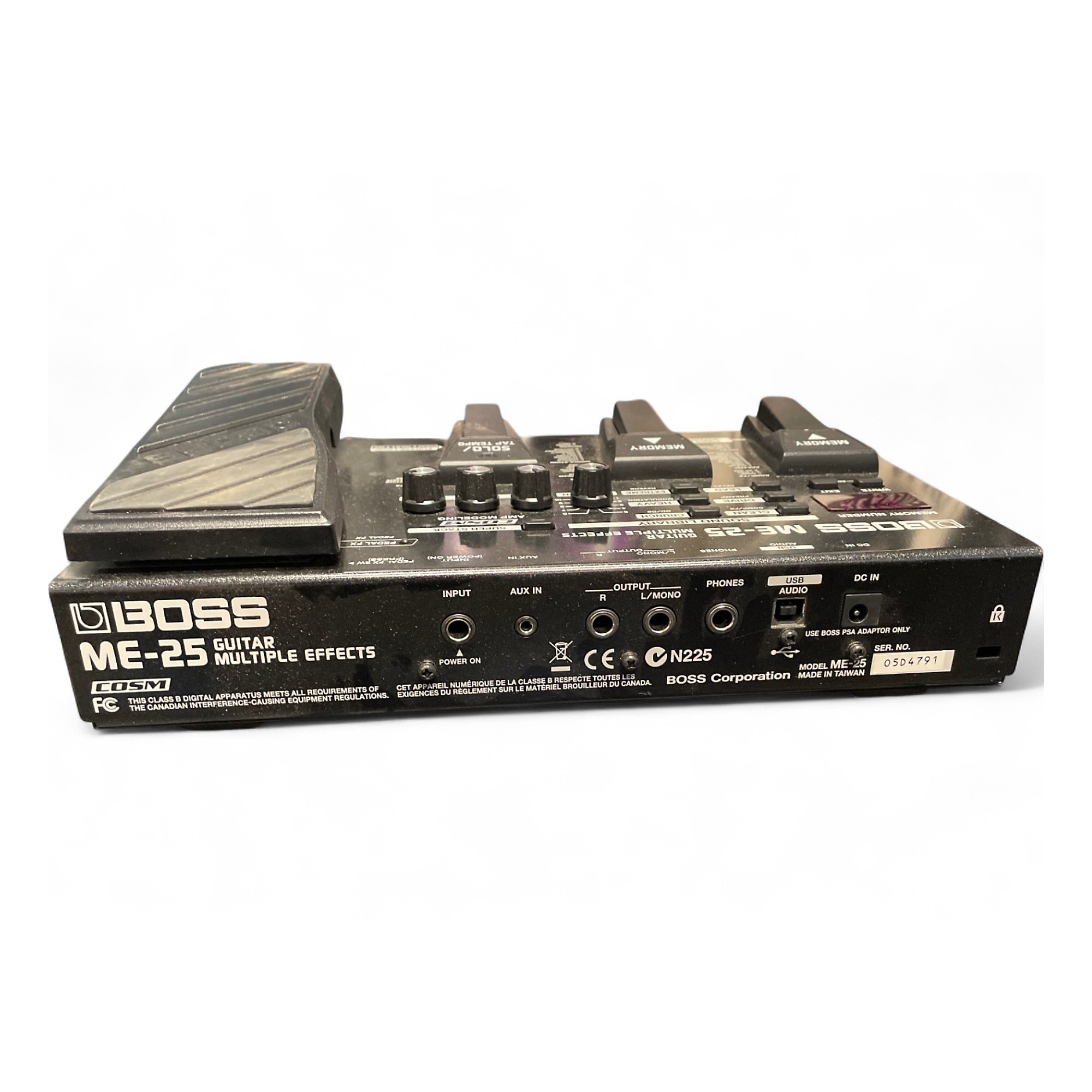 Used BOSS ME25 Guitar Multi Effect Processor | Guitar Center