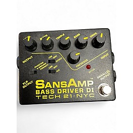 Used Tech 21 Sansamp PBDR Bass Driver DI Bass Effect Pedal