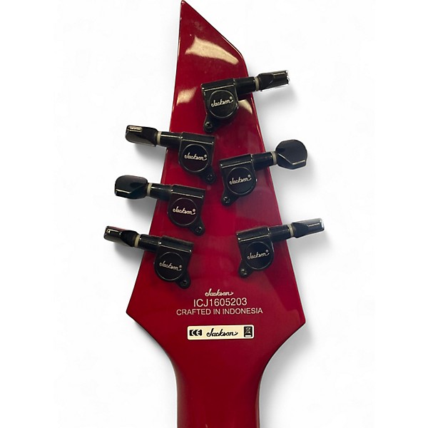 Used Jackson X SERIES SOLOIST SLATXMG Trans Red Solid Body