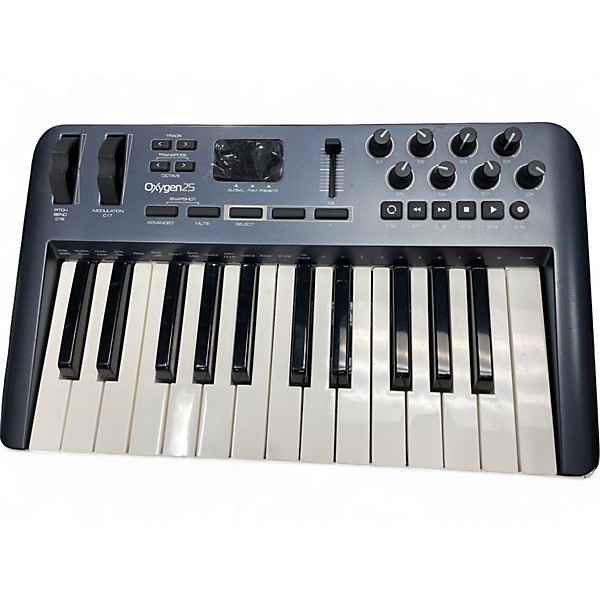 Used M-Audio Oxygen 25 Key MIDI Controller