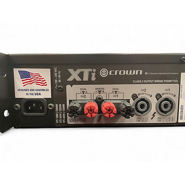 Used Crown XTI4000 Power Amp