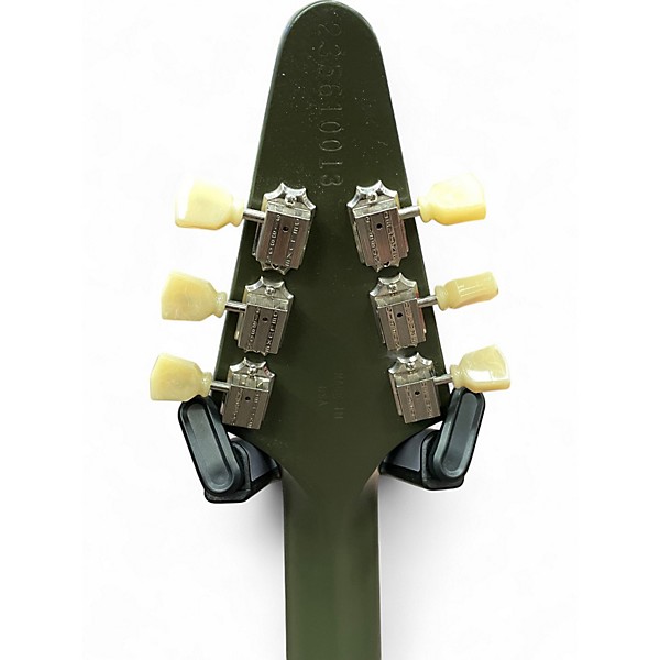 Used Gibson Flying V Tribute Olive Drab Solid Body Electric Guitar