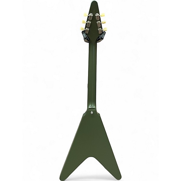 Used Gibson Flying V Tribute Olive Drab Solid Body Electric Guitar