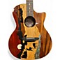 Used Luna VISTA DEER TROPICAL  SUNSET VISTA  Acoustic Electric Guitar