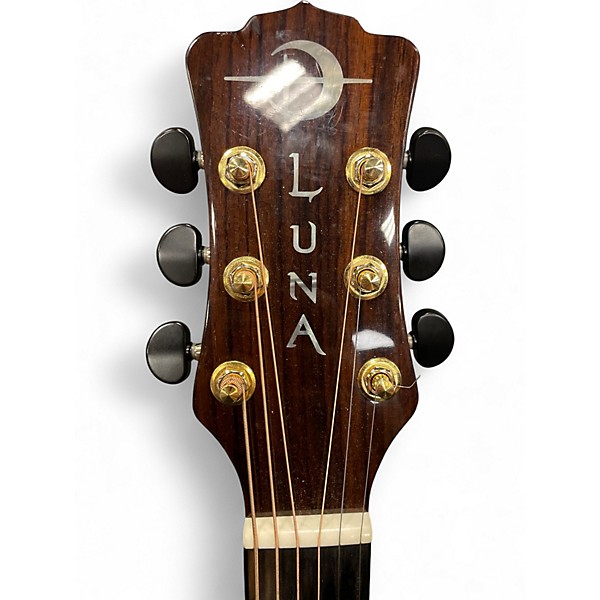 Used Luna VISTA DEER TROPICAL  SUNSET VISTA  Acoustic Electric Guitar