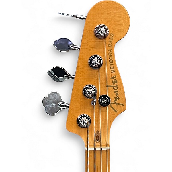 Used 2024 Fender American Ultra II Meteora Solar Flare Electric Bass Guitar