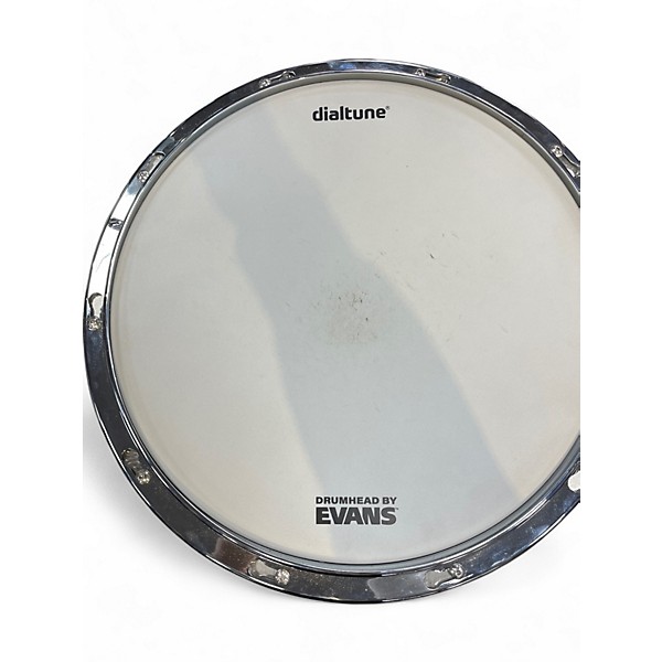 Used dialtune 6.5X14 Maple Snare Matte White Drum
