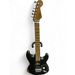 Used EVH Frankenstein Relic Black Solid Body Electric Guitar