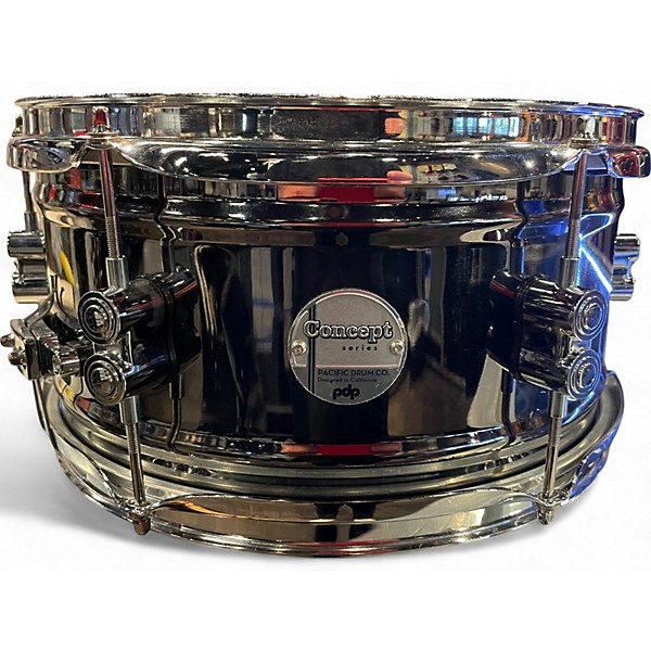 Used PDP by DW 6X12 Concept Series Snare Black Nickel Drum