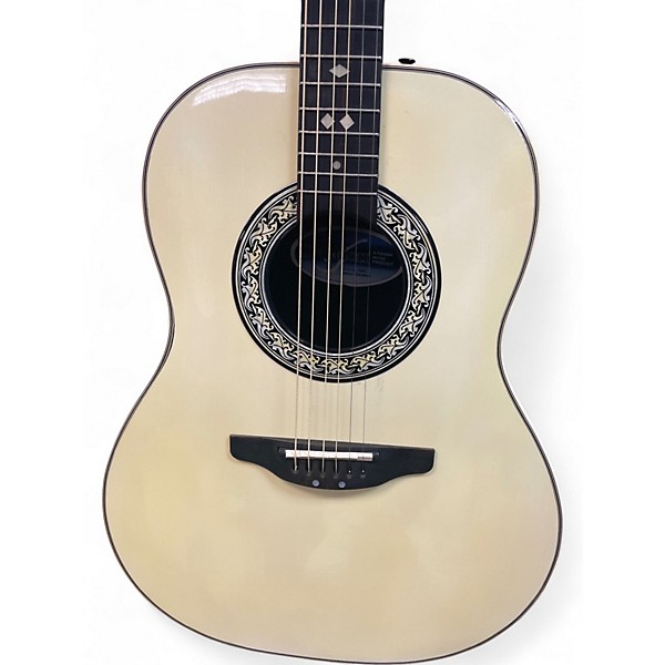 Used Ovation 1612 Natural Acoustic Electric Guitar