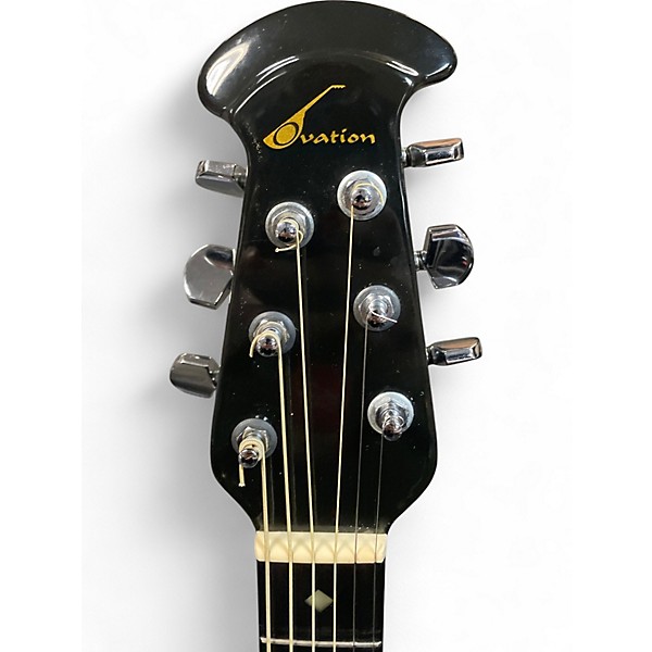 Used Ovation 1612 Natural Acoustic Electric Guitar