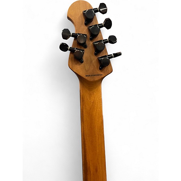 Used Sterling by Music Man JP150D John Petrucci Signature DiMarzio Blood Orange Burst Solid Body Electric Guitar