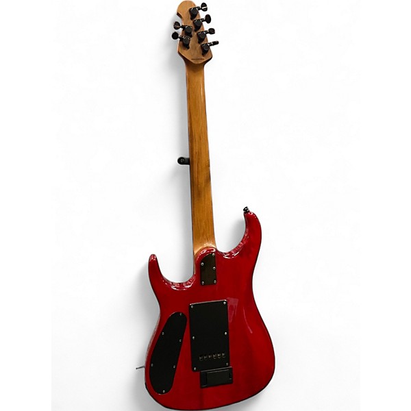 Used Sterling by Music Man JP150D John Petrucci Signature DiMarzio Blood Orange Burst Solid Body Electric Guitar