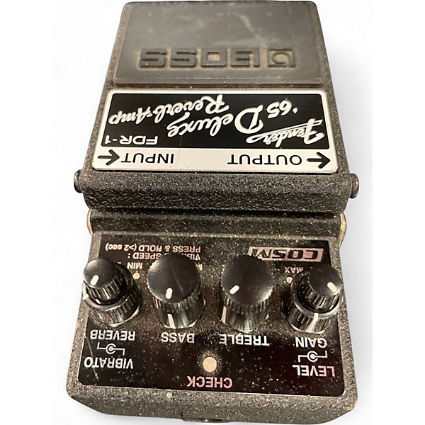 Used Fender FDR-1 65 Delxuxe reverb pedal Effect Pedal