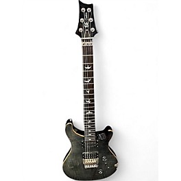 Used PRS SE Custom 24 FR Trans Black Solid Body Electric Guitar