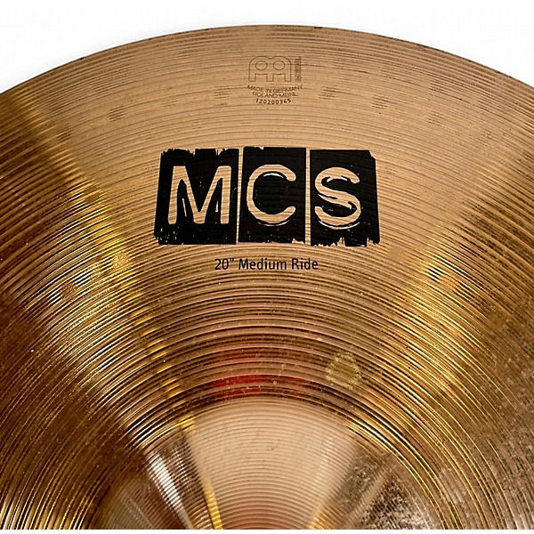 Used MEINL 20in mcs medium ride Cymbal