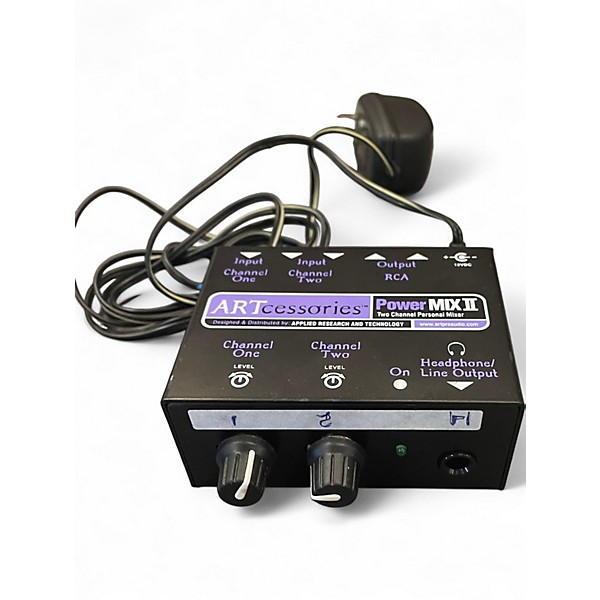 Used Art Power Mix II Headphone Mixer Line Mixer