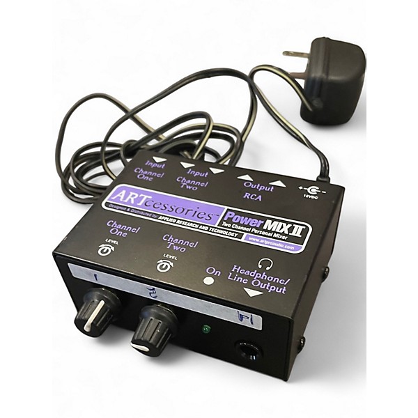 Used Art Power Mix II Headphone Mixer Line Mixer