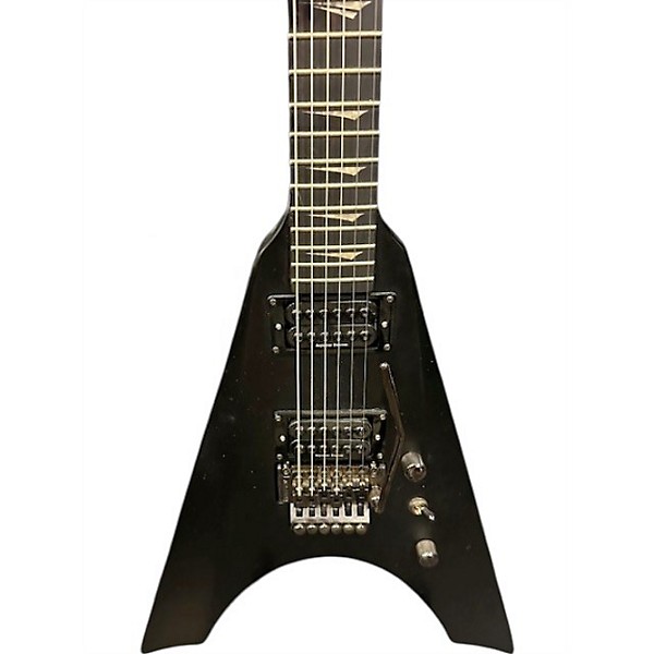 Used Kramer NITE-V FR Satin Black Solid Body Electric Guitar