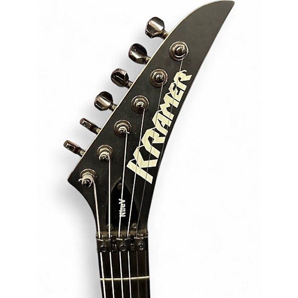 Used Kramer NITE-V FR Satin Black Solid Body Electric Guitar