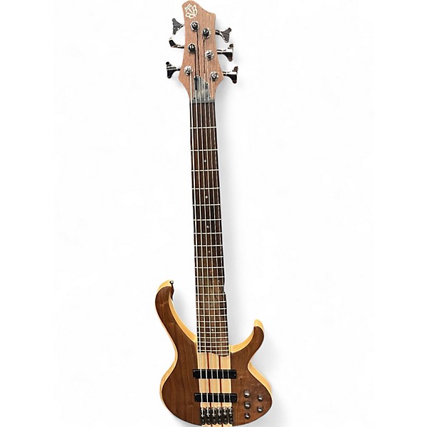 Used Ibanez BTB676 6 String Natural Electric Bass Guitar Used Ibanez BTB676 6 String Natural Electric Bass Guitar