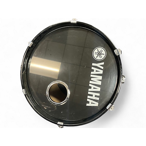 Used Yamaha 3 Piece Stage Custom Black Drum Kit