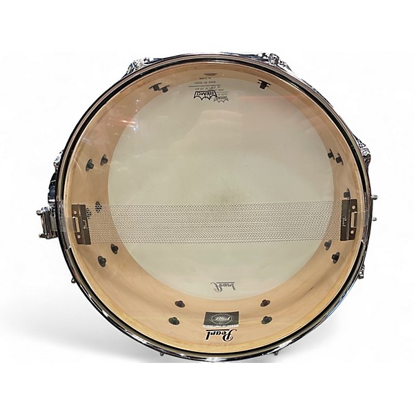 Used Pearl 5.5X14.5 SST Limited Edition Strata Snare Drum RED Drum