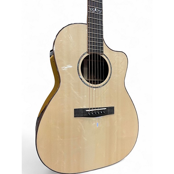 Used Huss & Dalton CM ITALIAN SPRUCE Natural Acoustic Guitar