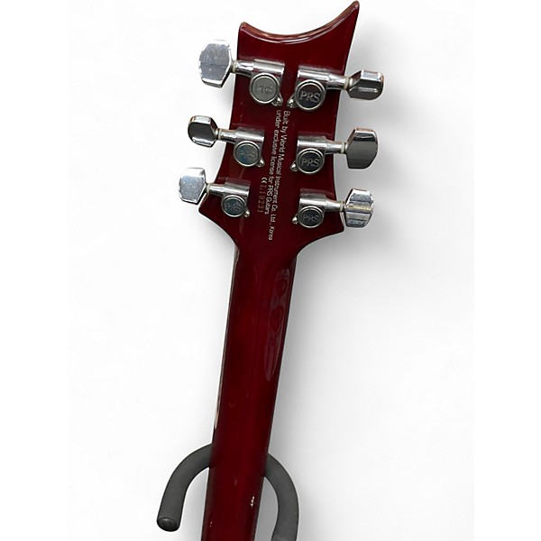 Used Prs  SE SEMI HOLLOW Cherry Hollow Body Electric Guitar