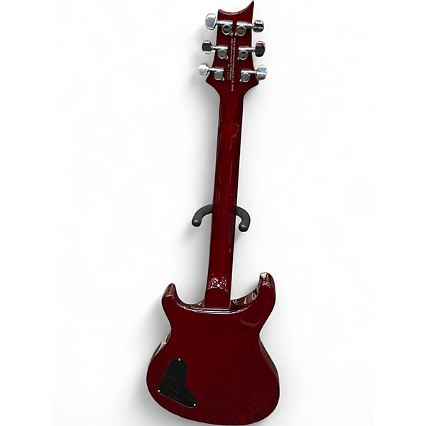 Used Prs  SE SEMI HOLLOW Cherry Hollow Body Electric Guitar