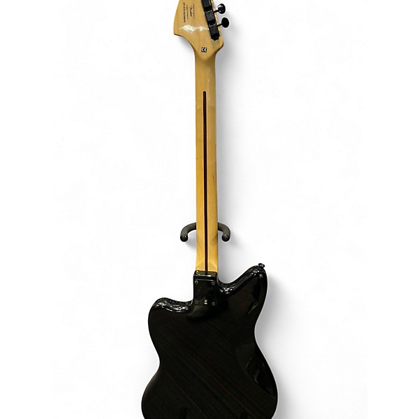Used Squier Vintage Modified Baritone Jazzmaster Black Solid Body Electric Guitar