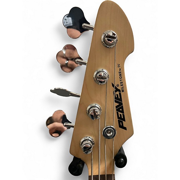 Used Peavey Milestone IV Black Electric Bass Guitar
