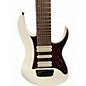 Used Ibanez TAM10 Tosin Abasi Signature 8 String white Solid Body Electric Guitar