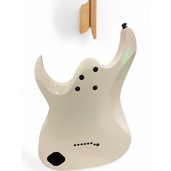 Used Ibanez TAM10 Tosin Abasi Signature 8 String white Solid Body Electric Guitar