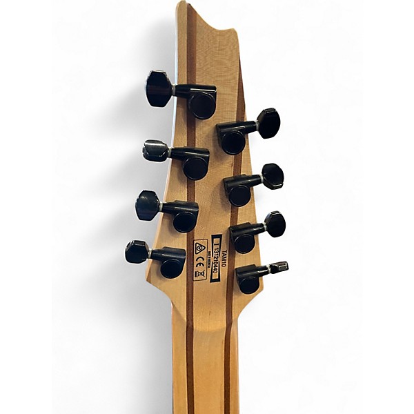 Used Ibanez TAM10 Tosin Abasi Signature 8 String white Solid Body Electric Guitar