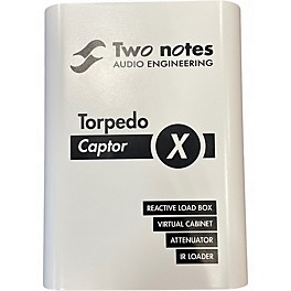 Used Two Notes AUDIO ENGINEERING Torpedo Captor X White 16 Ohm Power Attenuator