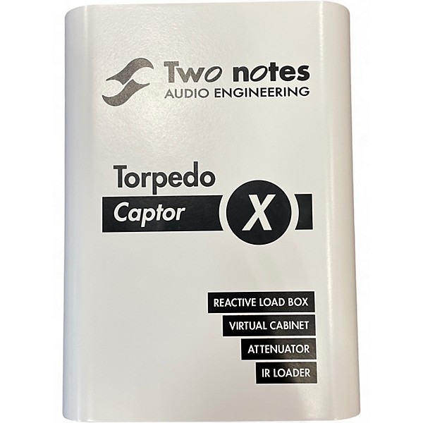 Used Two Notes AUDIO ENGINEERING Torpedo Captor X White 16 Ohm Power Attenuator
