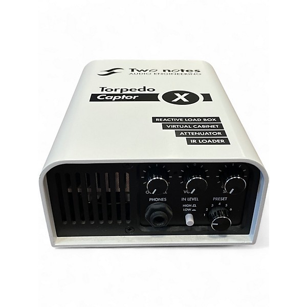 Used Two Notes AUDIO ENGINEERING Torpedo Captor X White 16 Ohm Power Attenuator