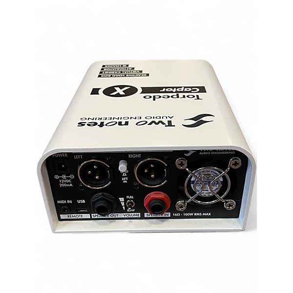 Used Two Notes AUDIO ENGINEERING Torpedo Captor X White 16 Ohm Power Attenuator