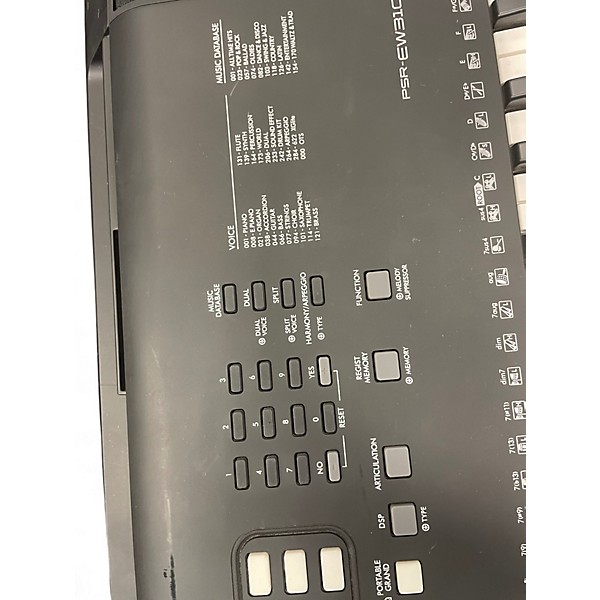 Used Yamaha PSREW310 Portable Keyboard
