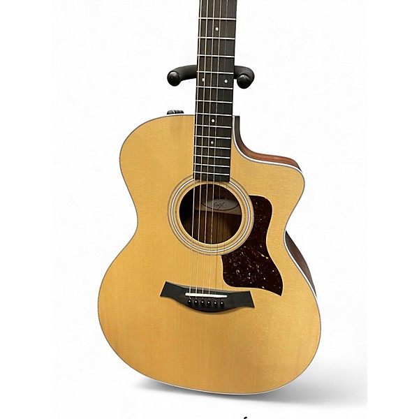 Used Taylor 214CE Natural Acoustic Electric Guitar